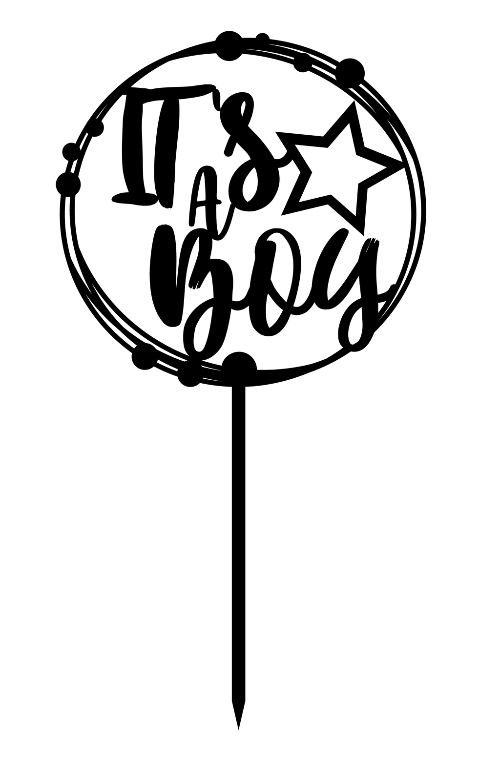 It's a Boy - New Born | Baby Shower Style 2 - The Create Studio