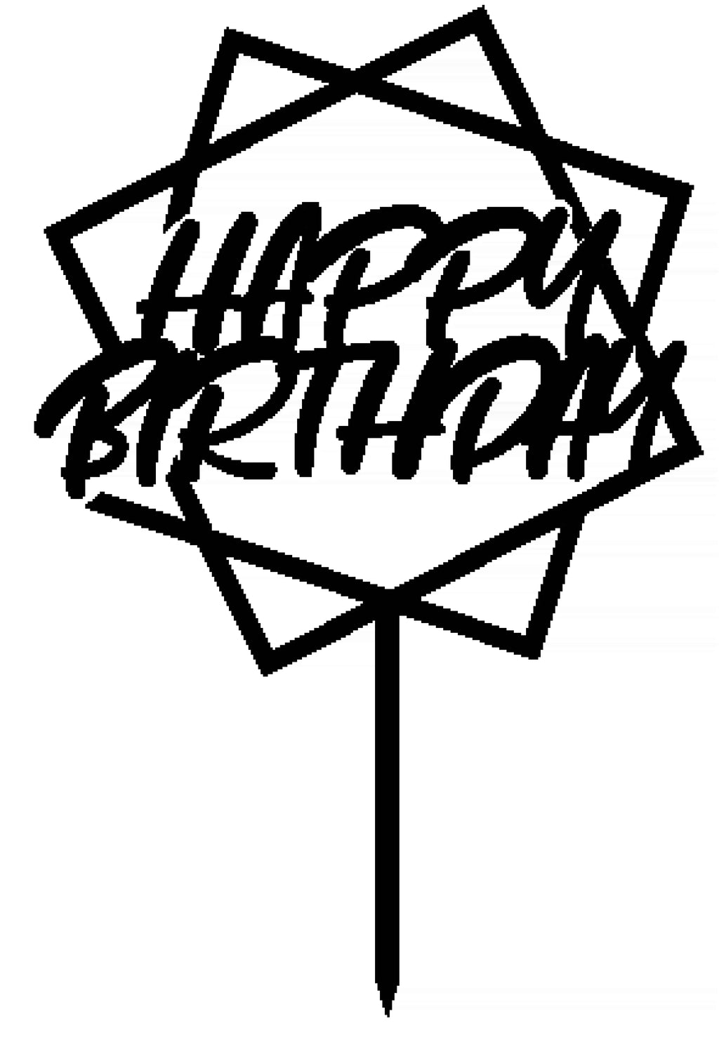 Birthday Cake Topper Style 5