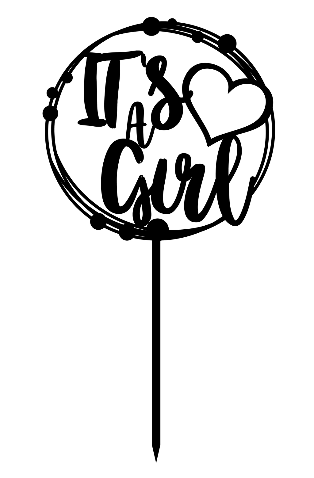 It's a Girl - New Born | Baby Shower Style 2 - The Create Studio