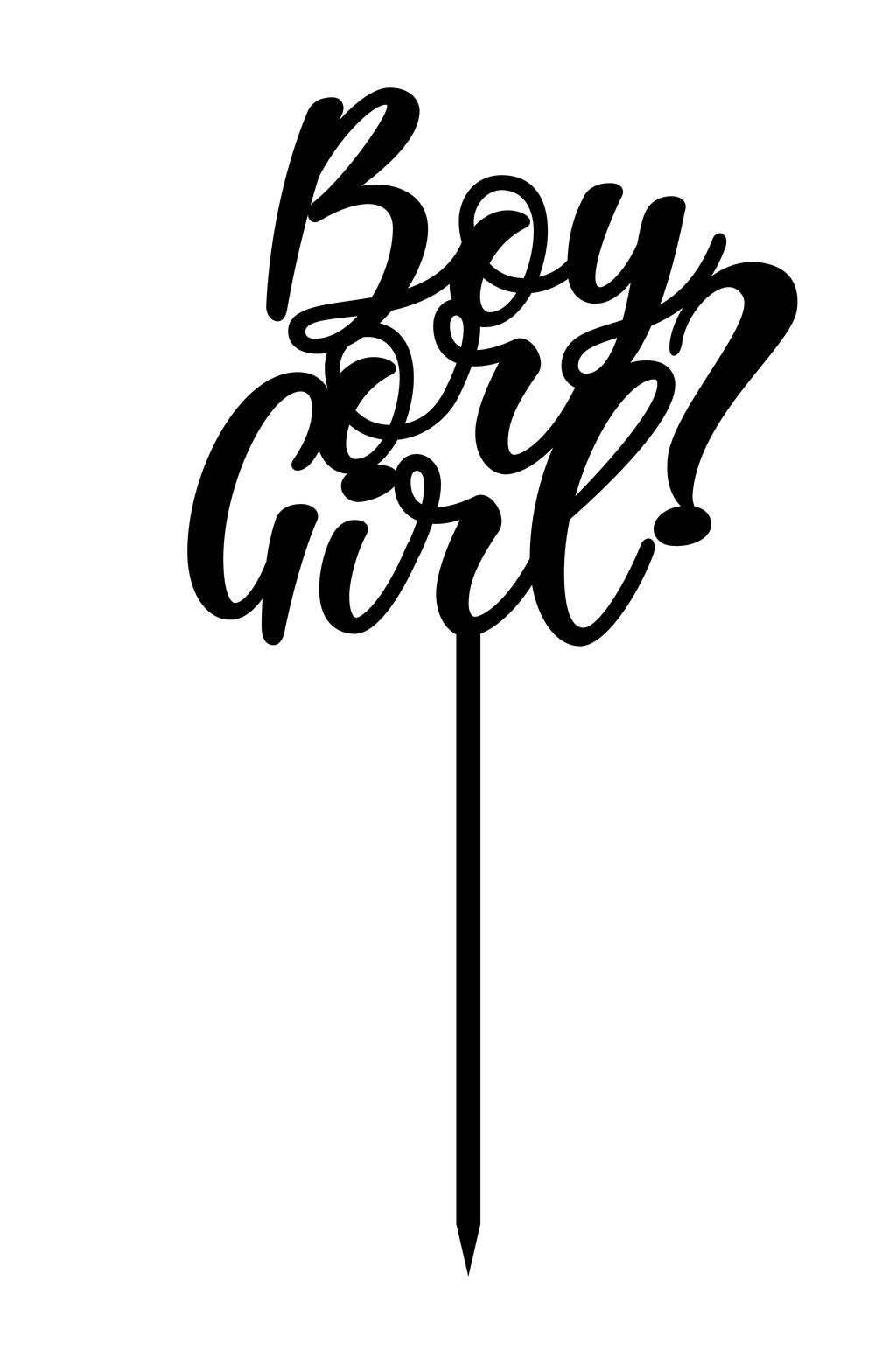 Boy or Girl - New Born | Baby Shower - The Create Studio