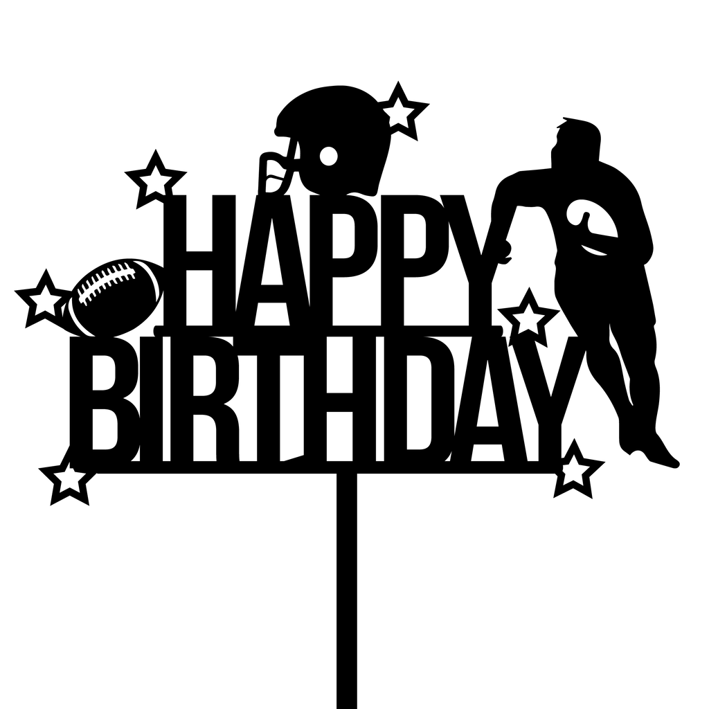 Sports Theme - Cake Topper - The Create Studio