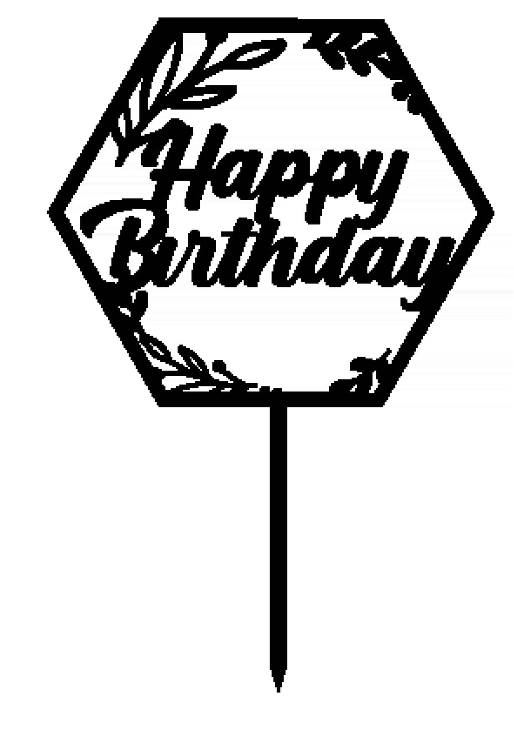 Birthday Cake Topper Style 14