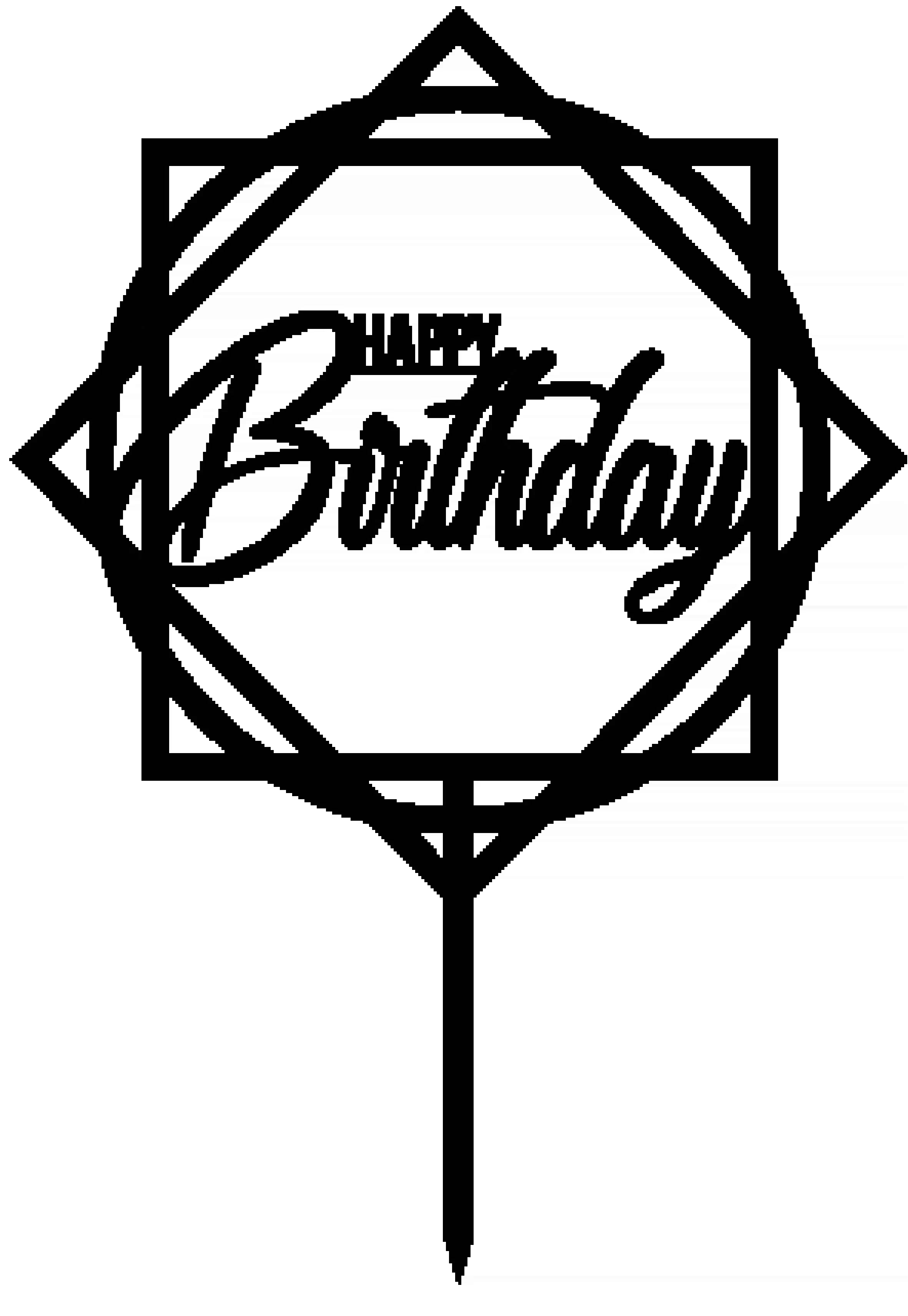 Birthday Cake Topper Style 15