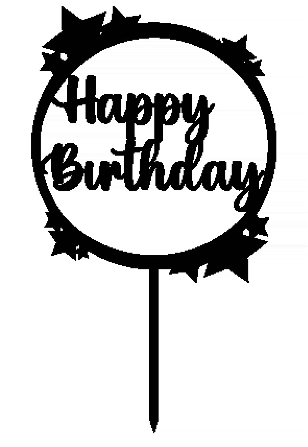 Birthday Cake Topper Style 19