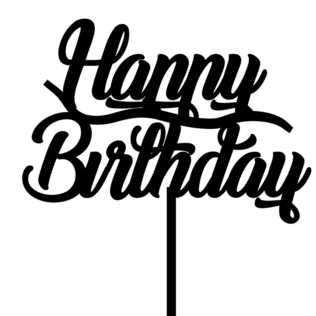 Birthday Cake Topper Style 20 - The Create Studio