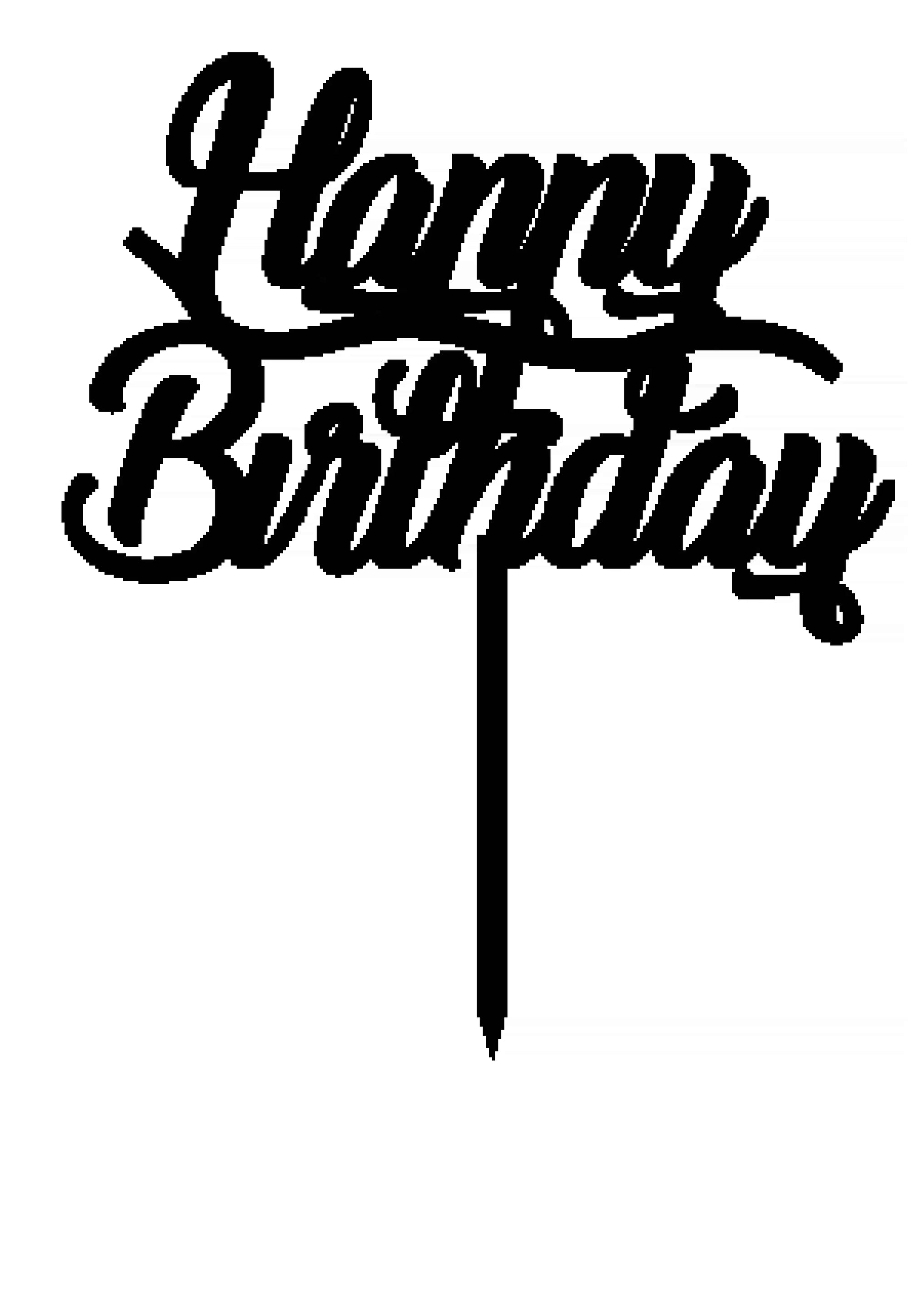 Birthday Cake Topper Style 20