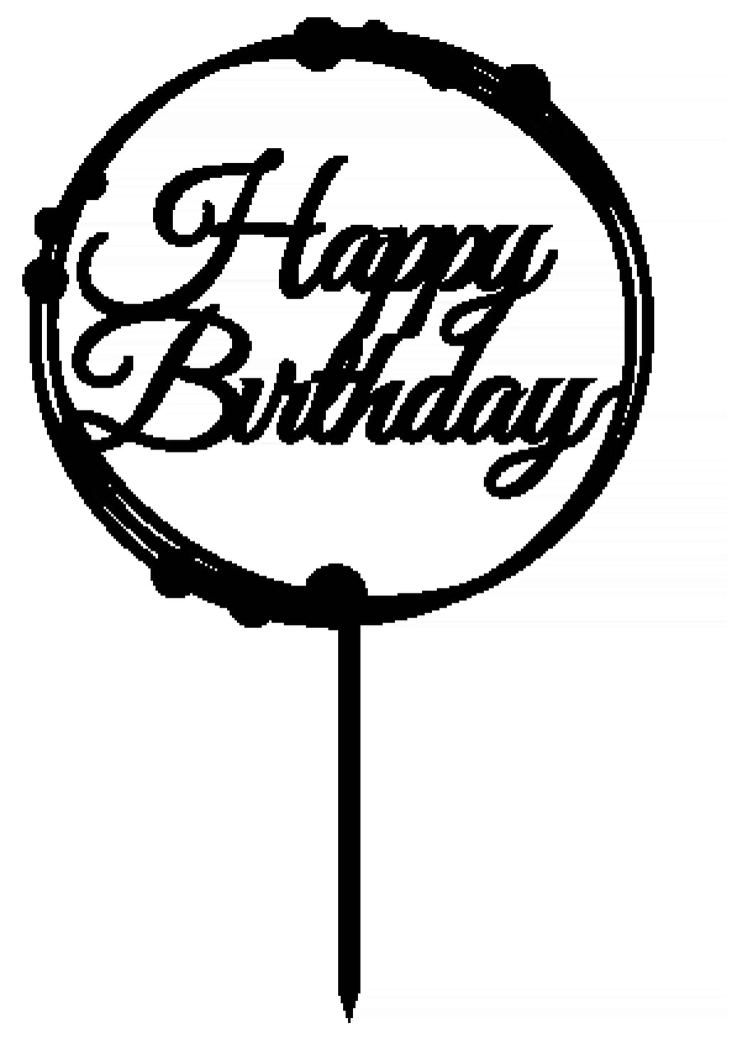 Birthday Cake Topper Style 23