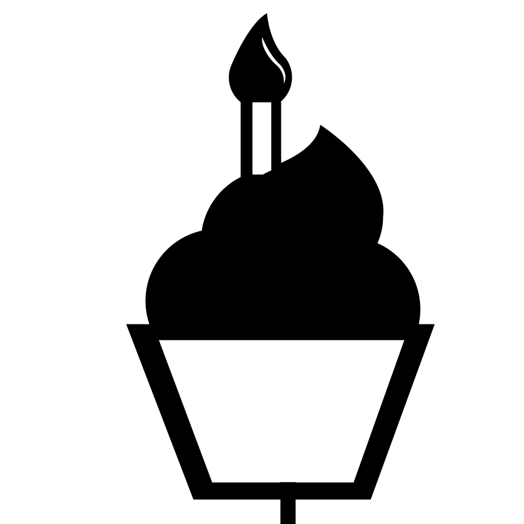 Cup Cake Style - Cake Topper - The Create Studio