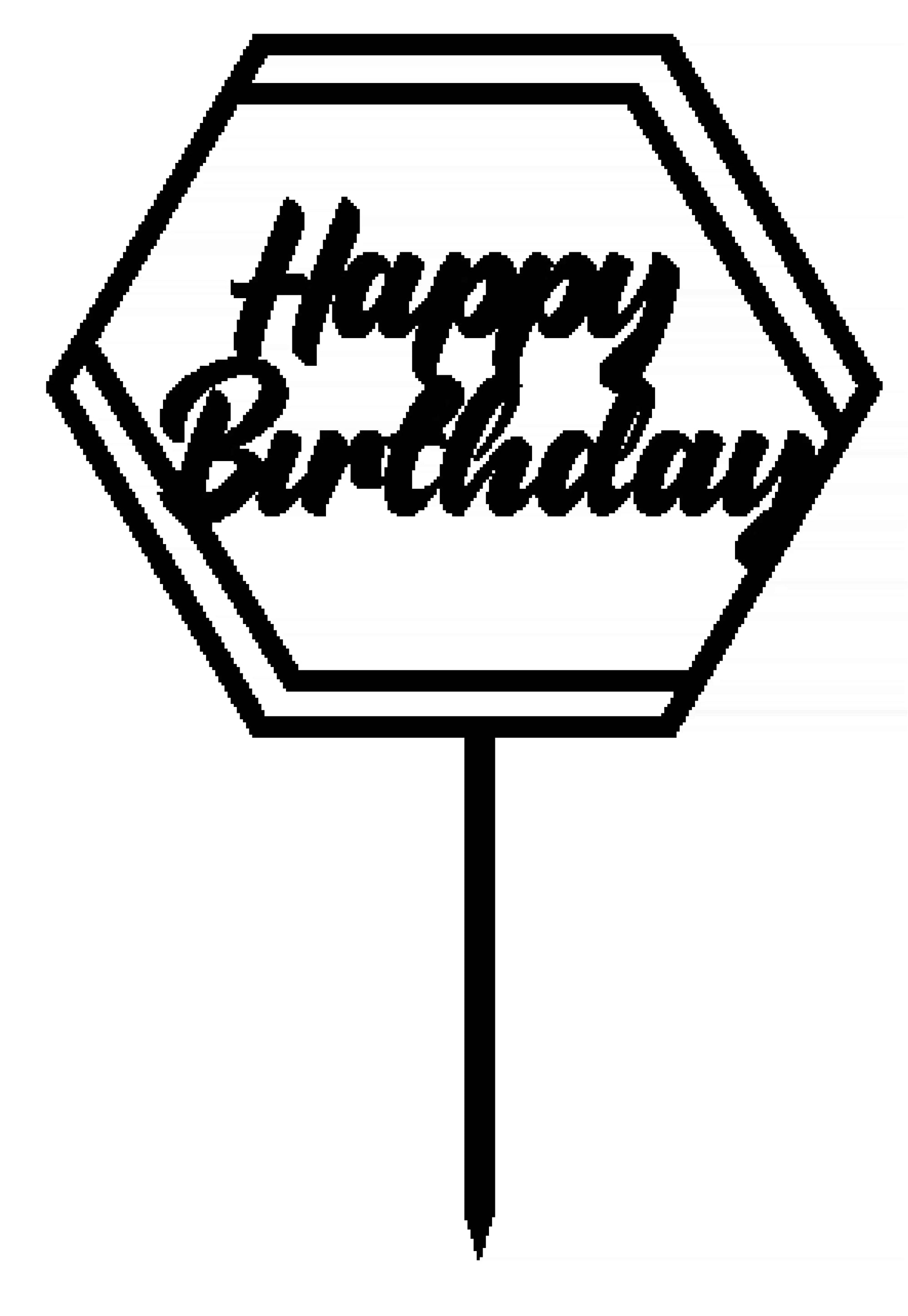 Birthday Cake Topper Style 30