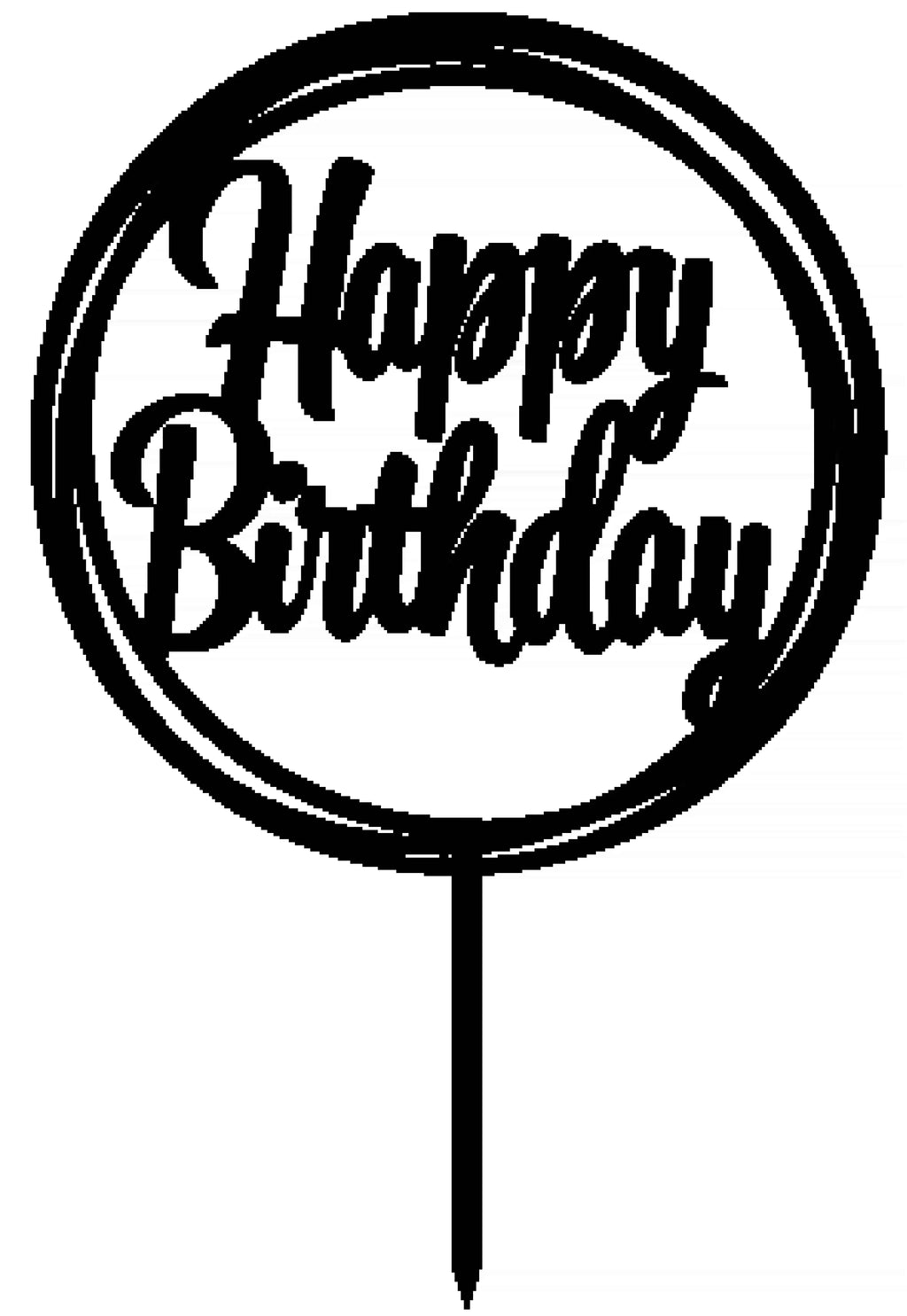 Birthday Cake Topper Style 33