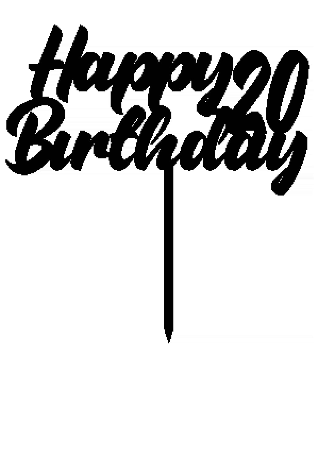 20th Birthday Celeberation - Cake Topper