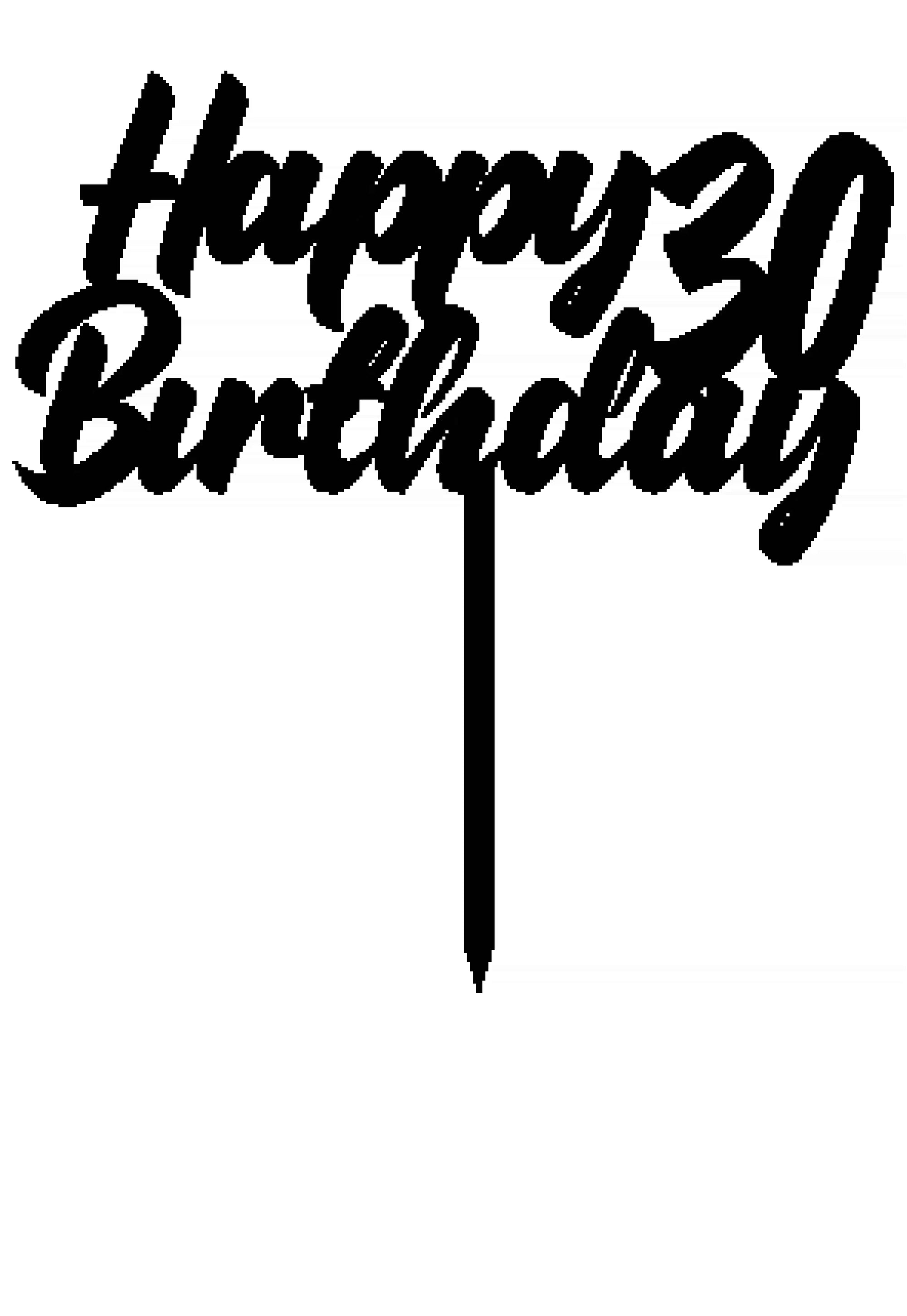 30th Birthday Celebrations - Cake Topper