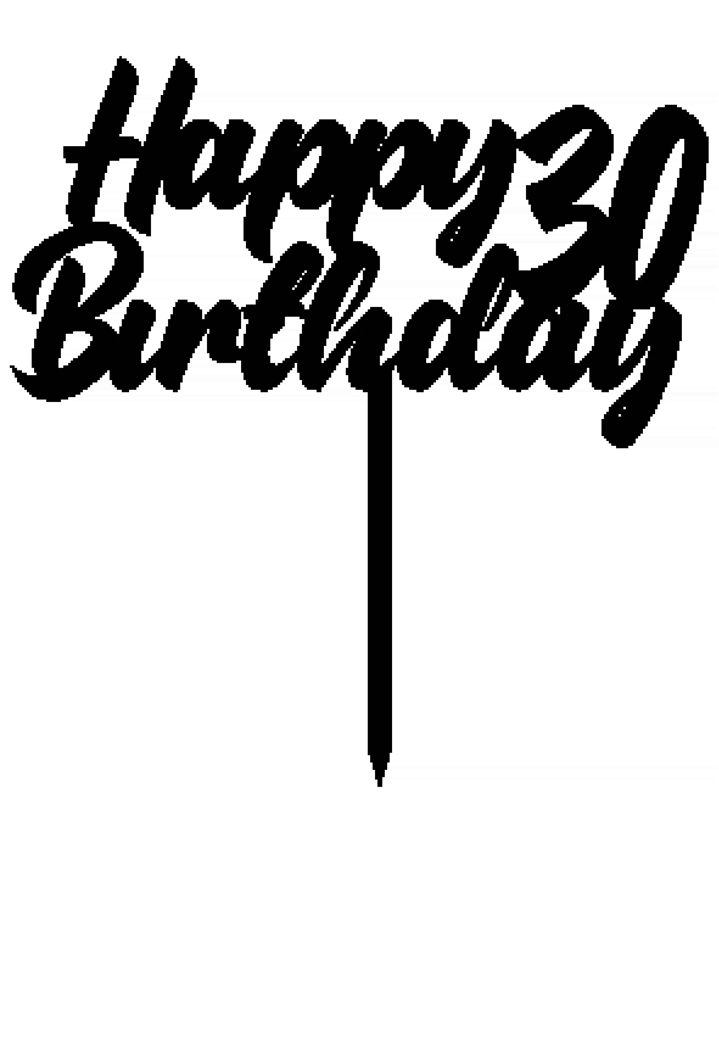 30th Birthday Celebrations - Cake Topper