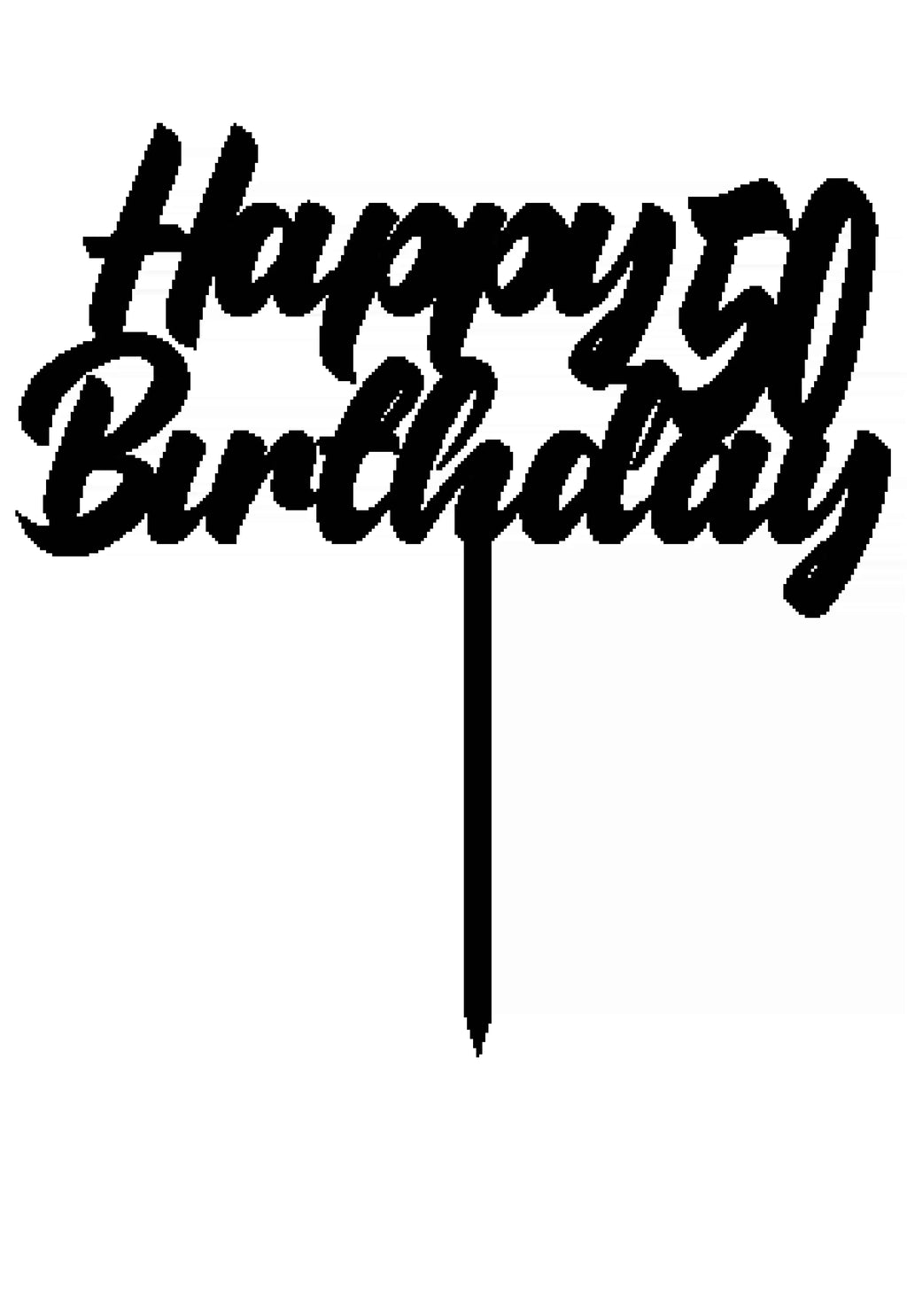 50th Birthday - Cake Topper