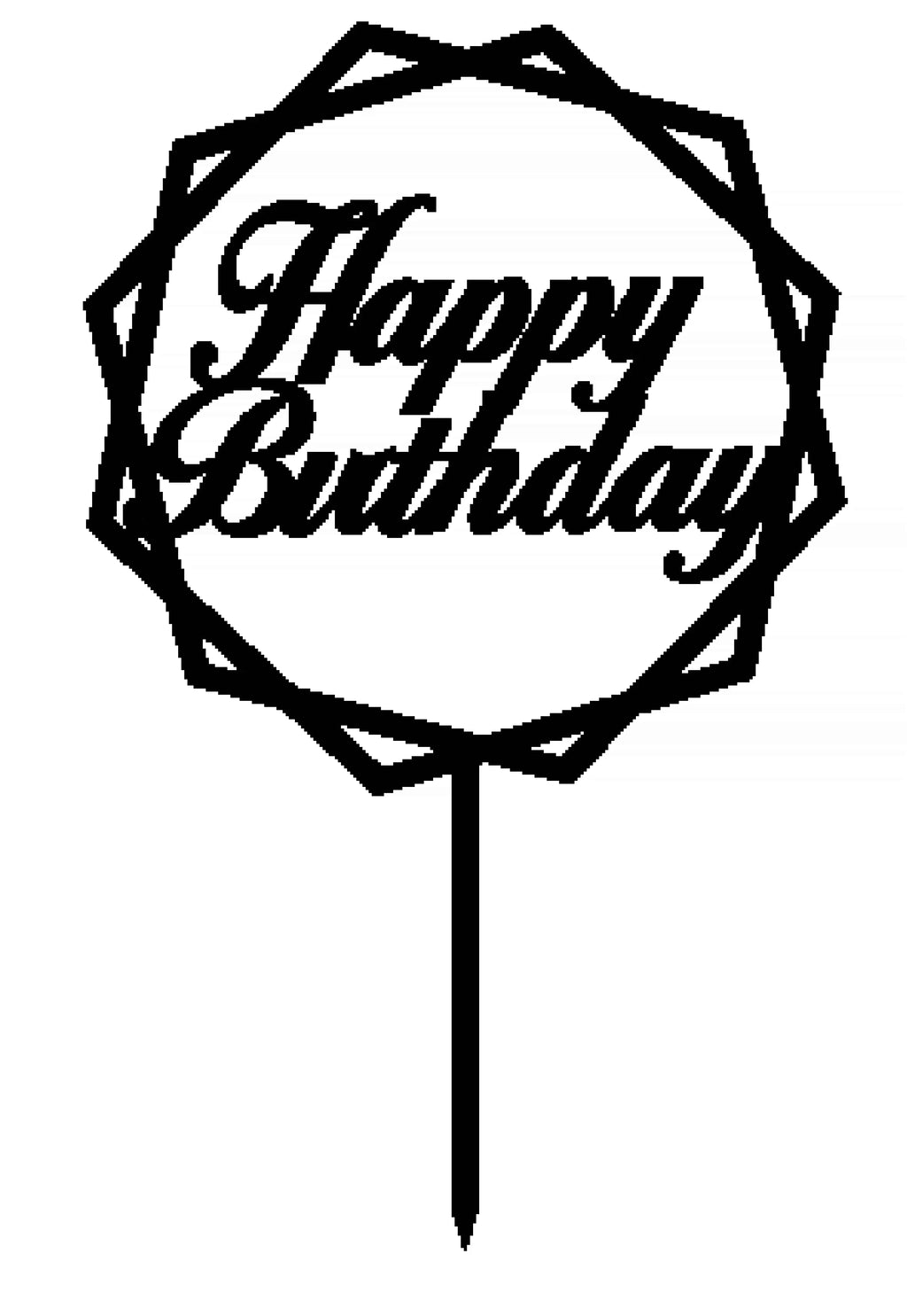 Birthday Cake Topper Style 53