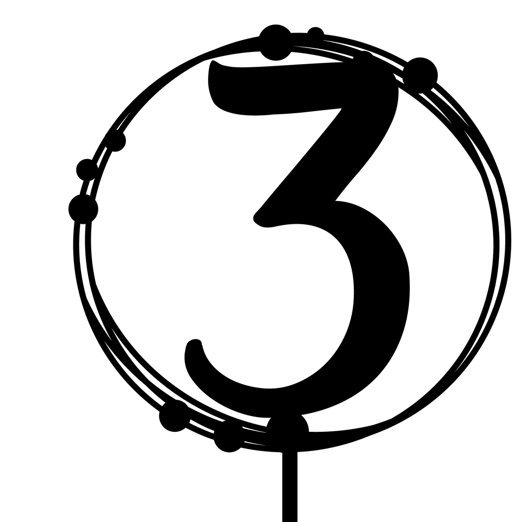 3rd birthday cake topper for memorable birthday celebrations, perfect for adding a personalized touch to birthday cakes.